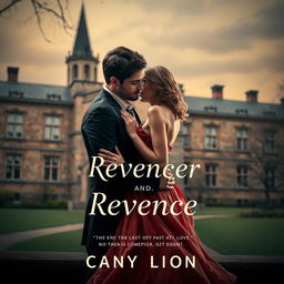 A captivating book cover design that explores themes of revenge and past love between a professor and their student