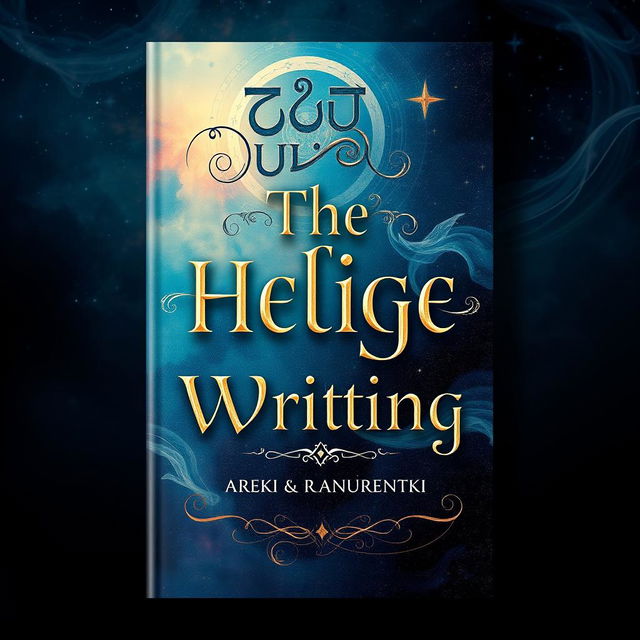 A book cover design for a title that translates to 'The Helige Writing'