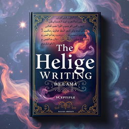 A book cover design for a title that translates to 'The Helige Writing'