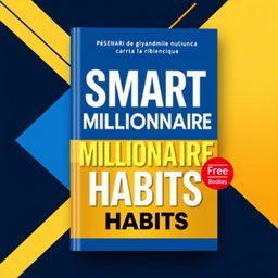 Create a book cover for 'SMART Millionaire Habits', which is the second part of the 'SMART Habits' series