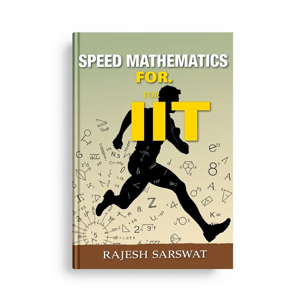 A book cover for 'Speed Mathematics for IIT' by Rajesh Sarswat