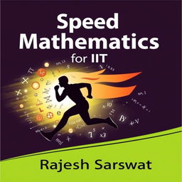 A book cover for 'Speed Mathematics for IIT' by Rajesh Sarswat