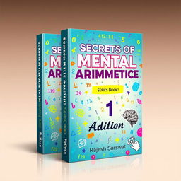 A captivating book cover for the series "Secrets of Mental Arithmetic" Book 1 Addition