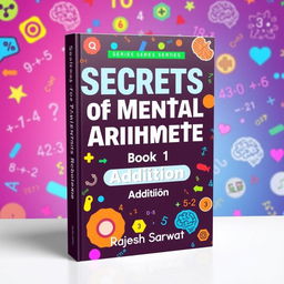 A captivating book cover for the series "Secrets of Mental Arithmetic" Book 1 Addition