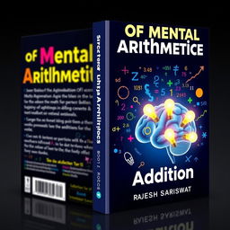 A captivating book cover for 'Secrets of Mental Arithmetic: Book 1 Addition' by Rajesh Sarswat