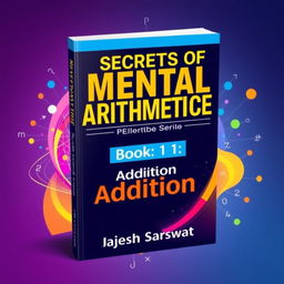 An engaging and eye-catching ebook cover for the book series "Secrets of Mental Arithmetic", Book 1: Addition