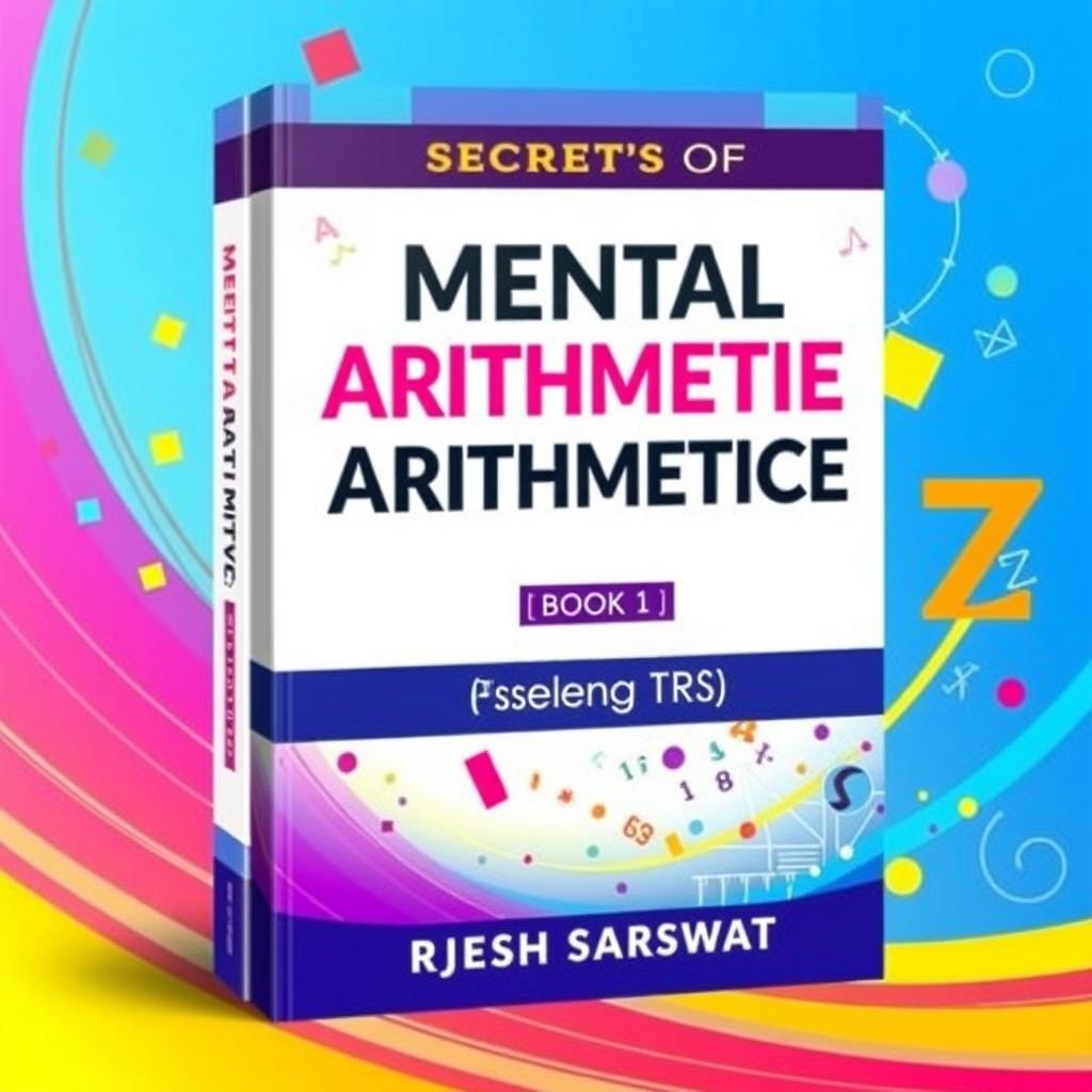 An engaging and eye-catching ebook cover for the book series "Secrets of Mental Arithmetic", Book 1: Addition