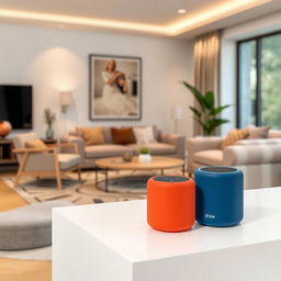The 'Dora Sound' is a sleek and modern smart speaker designed to turn your home into a connected haven