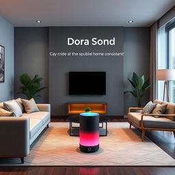 The 'Dora Sound' is an intelligent smart speaker designed to transform your home into a seamless connected environment