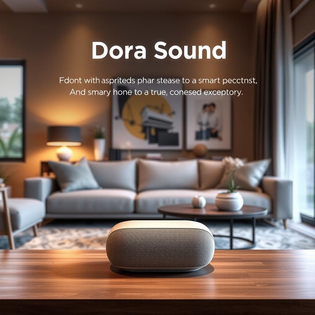 The 'Dora Sound' is a smart speaker poised to transform your home into a true connected sanctuary