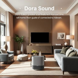 The 'Dora Sound' is an intelligent speaker that will transform your home into a genuine connected haven