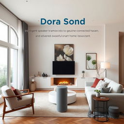 The 'Dora Sound' is an intelligent speaker that will transform your home into a genuine connected haven