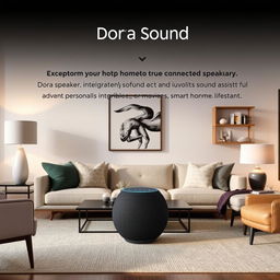 The 'Dora Sound' is an intelligent speaker that promises to transform your home into a true connected sanctuary