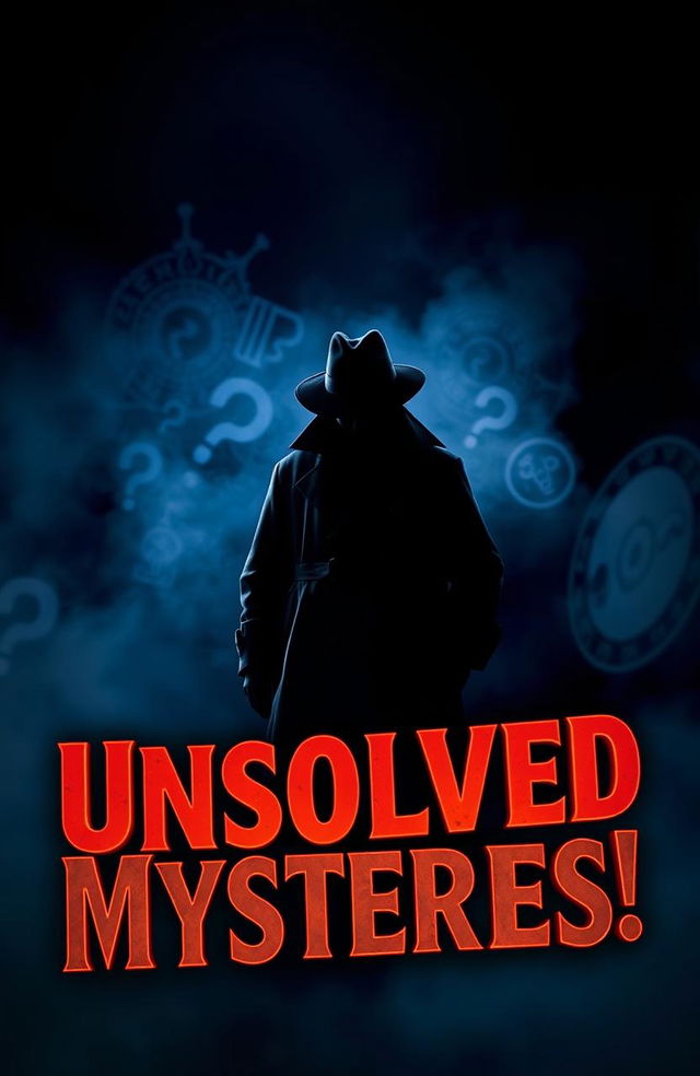 A captivating YouTube thumbnail showcasing the theme of unsolved mysteries