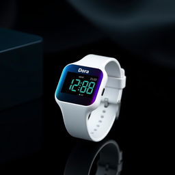 A modern and technologically advanced digital wristwatch named 'Dora'