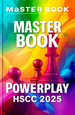 A captivating book cover design for a title named 'Master Book: Powerplay'