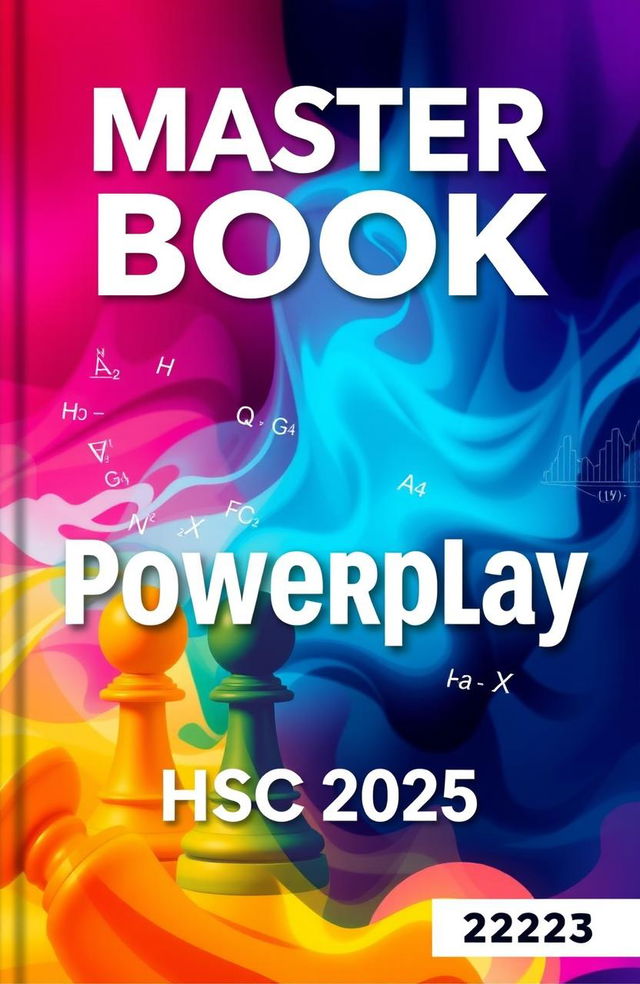 A captivating book cover design for a title named 'Master Book: Powerplay'