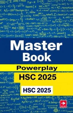 An eye-catching book cover featuring the title 'Master Book: Powerplay HSC 2025'