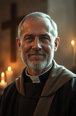 A serene portrait of St