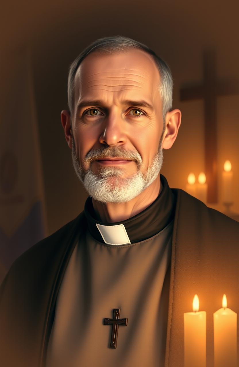 A serene portrait of St
