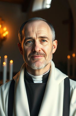 A serene portrait of St