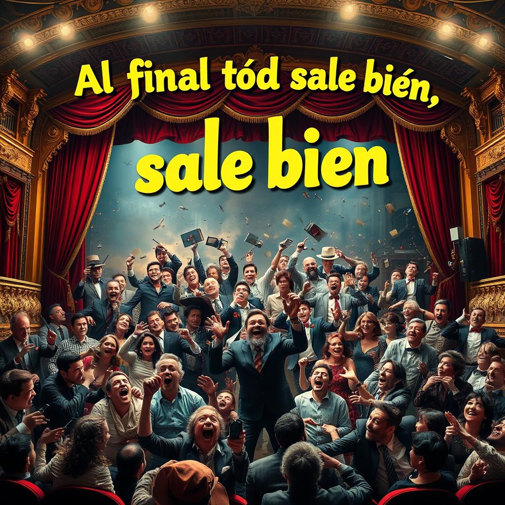 A movie poster for a film titled 'Al final todo sale bien'