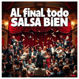 A movie poster for a film titled 'Al final todo sale bien'