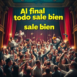A movie poster for a film titled 'Al final todo sale bien'