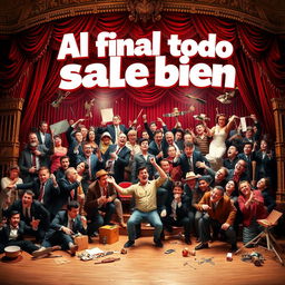 A movie poster for a film titled 'Al final todo sale bien'