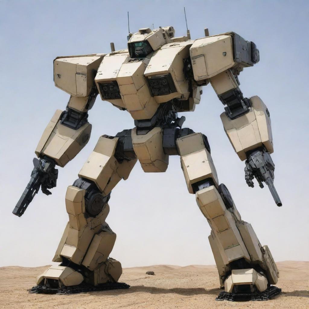 A variety of armored vehicles like tanks, humvees, and armored trucks successfully transformed into colossal, streamlined Mechas with detailed mechanical structure