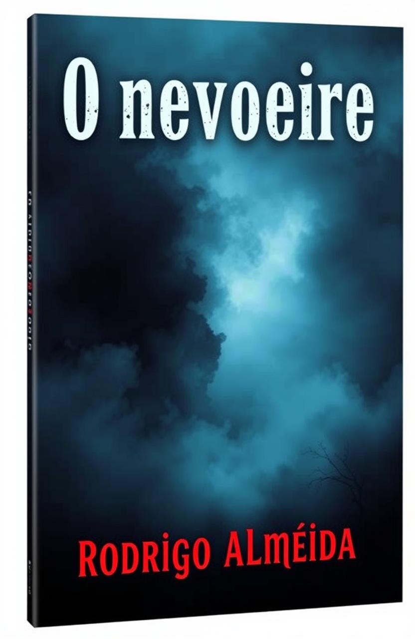 A chilling and atmospheric book cover featuring a dense, eerie fog in the background