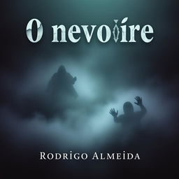 A terrifying and spooky book cover featuring a thick layer of ominous fog enveloping the scene