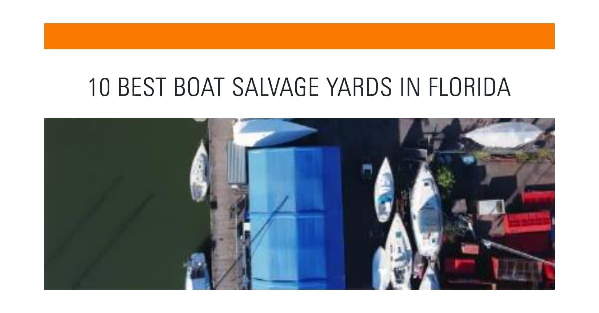 Are you a boating enthusiast in search of the best boat salvage yards in Florida? Take this quiz to discover which salvage yard suits your needs, whether you're looking for specific parts or expert services!