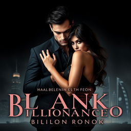 A captivating cover for a dark romance book, featuring an intimidating background that evokes a sense of mystery and allure, fitting for a billionaire CEO theme