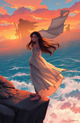 An evocative and emotional illustration inspired by the Wattpad story 'Hidden Battles' by Ami, depicting a young woman with a broken life who is striving to overcome her struggles