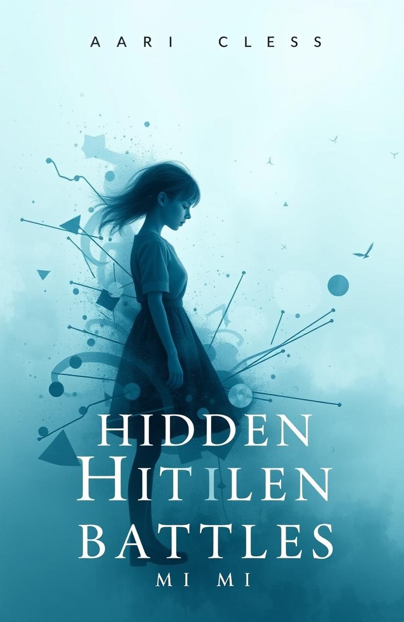 A book cover for a Wattpad story titled "Hidden Battles" by Ami