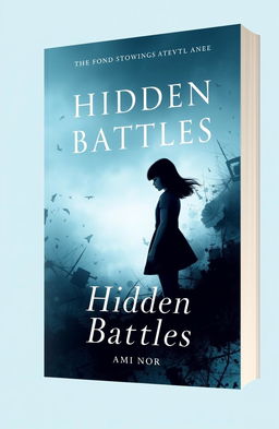 A book cover for a Wattpad story titled "Hidden Battles" by Ami