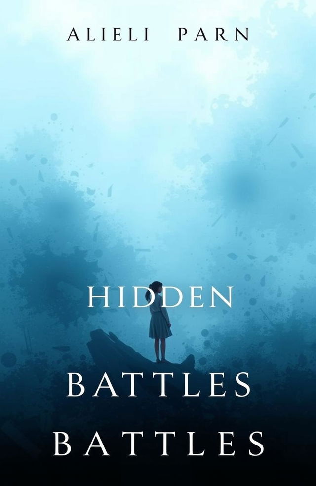 A book cover for a Wattpad story titled "Hidden Battles" by Ami