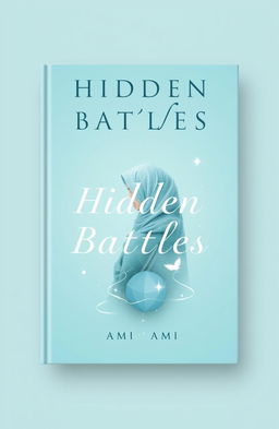 A book cover design for a Wattpad story titled 'Hidden Battles' by Ami