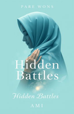 A book cover design for a Wattpad story titled 'Hidden Battles' by Ami