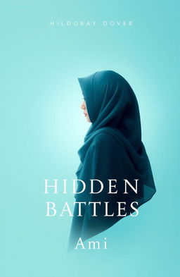 A book cover design for a Wattpad story titled 'Hidden Battles' by Ami