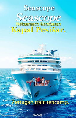 A high-quality promotional poster for a product called "Seascope"