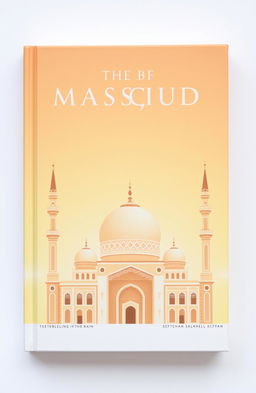 A serene and beautifully designed book cover featuring a mosque (masjid)