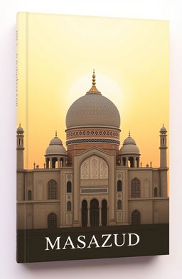 A serene and beautifully designed book cover featuring a mosque (masjid)