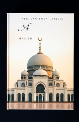 A serene and beautifully designed book cover featuring a mosque (masjid)