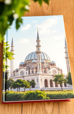 A stunning book cover featuring a beautiful masjid (mosque) with intricate architectural details