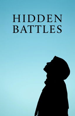 A silhouette of a woman wearing a hijab gazing up at the sky, representing hope and resilience in the face of challenges