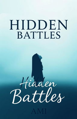 A captivating Wattpad cover design for a story titled "Hidden Battles" by Ami