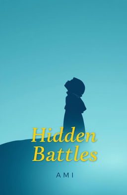 A captivating Wattpad cover design for a story titled "Hidden Battles" by Ami
