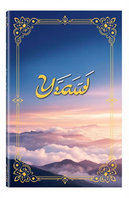An elegant and artistic book cover design for an Urdu book titled 'Yaad'